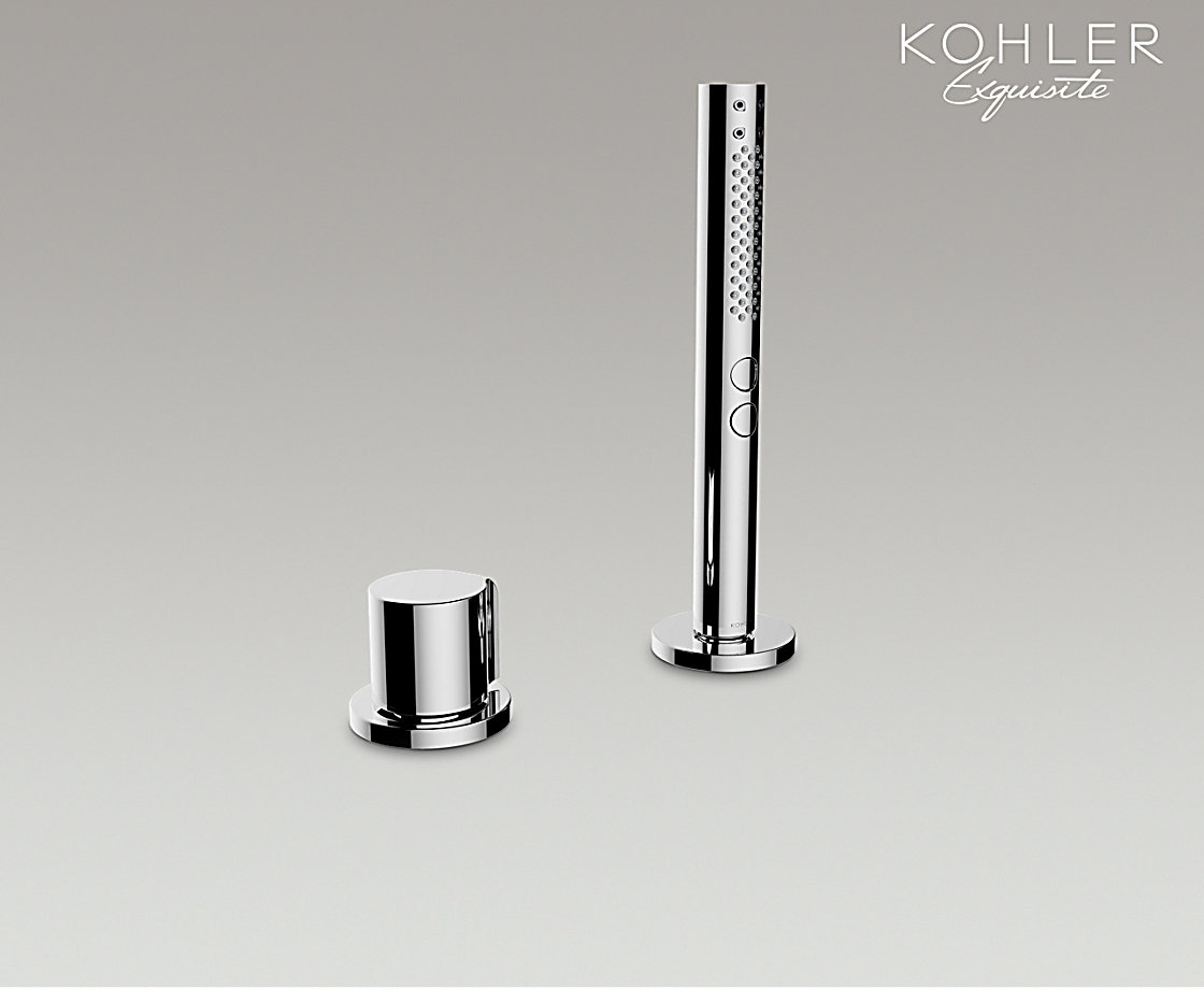 艾非缸边式分水器及手持花洒