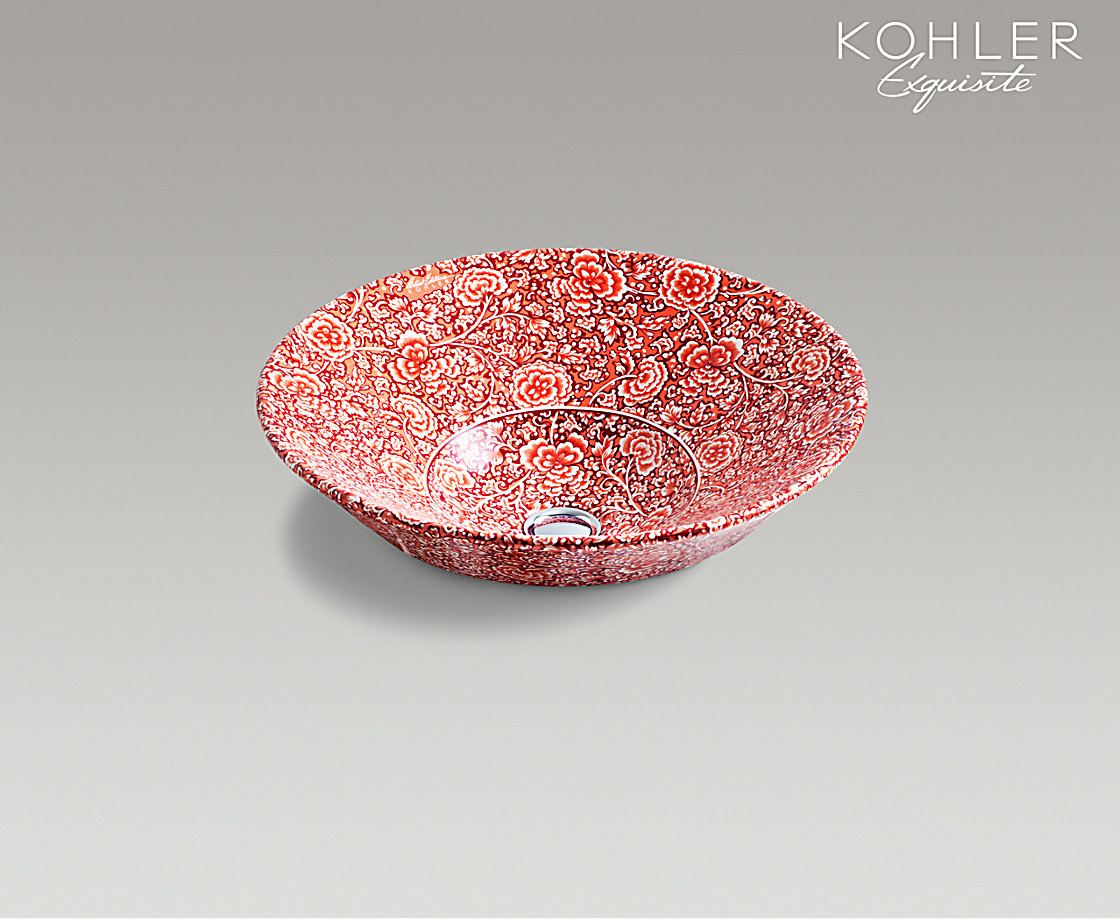 GARDEN BANDANA™ 顿帕时尚台盆(牡丹红)