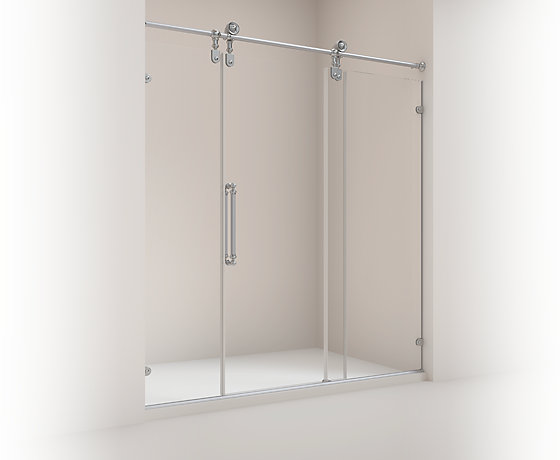 雅蒂诗移门， 一字型两固一活