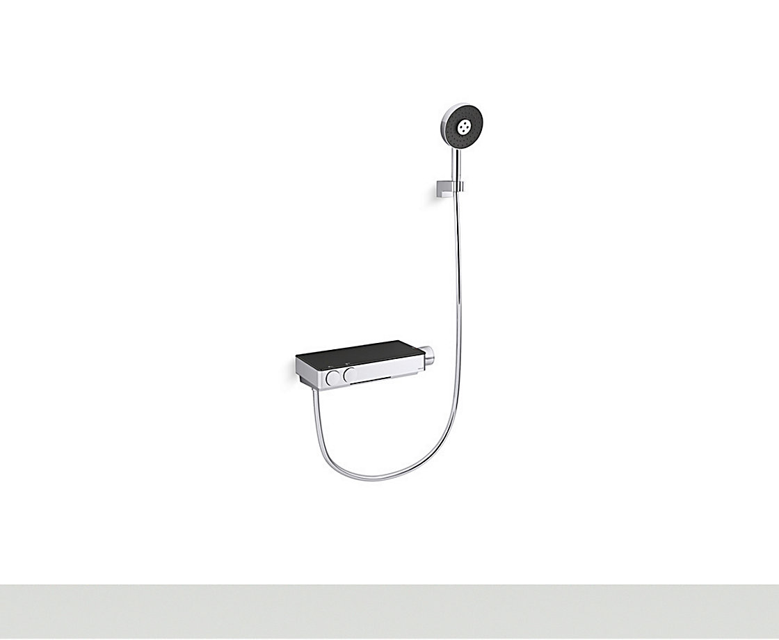 水乐章挂墙式恒温浴缸花洒龙头