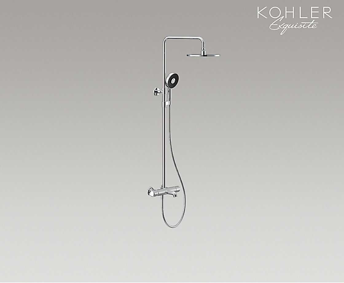 凯诗三出水恒温淋浴柱