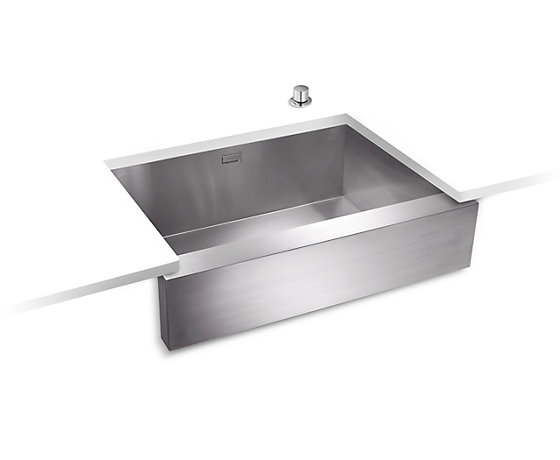 沃特裙边大小槽台下厨盆