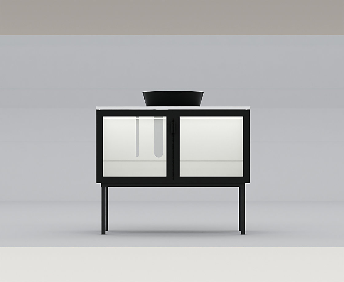 凌越浴室家具1000mm，智能灯光版 (EXQ)