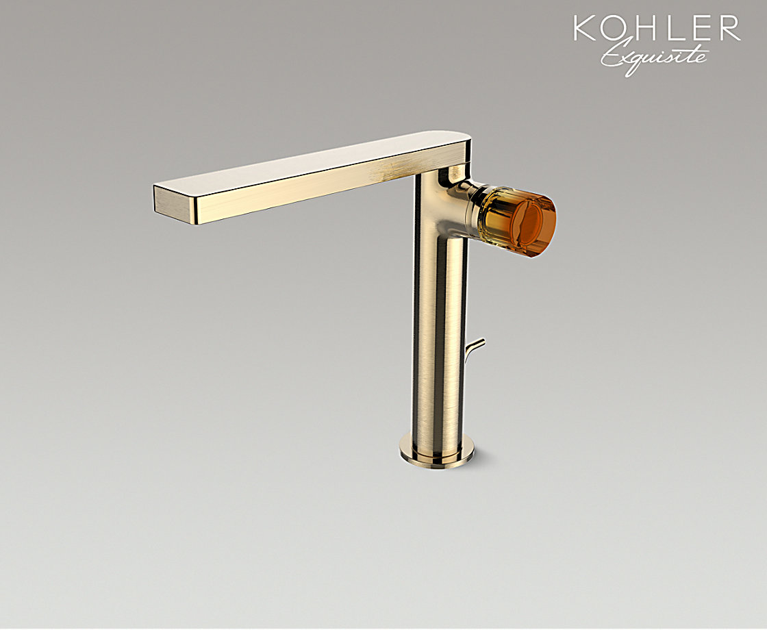 COMPOSED® 柏诗琉光晶韵系列 单把碗盆龙头琥珀金