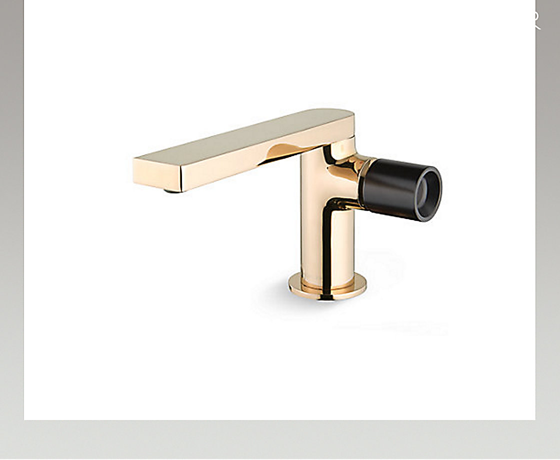 柏诗单把脸盆龙头 附赠原质黑把手