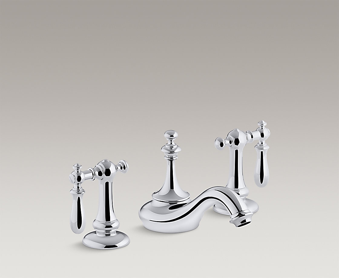 ARTIFACTS® 雅蒂诗8”脸盆龙头——曲线型出水嘴搭配翼型把手