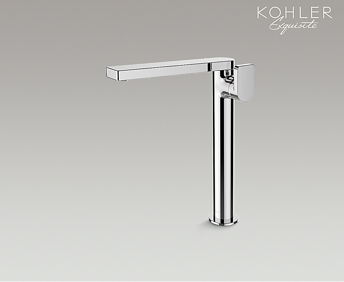 柏诗单把碗盆龙头（高出水口）侧把手