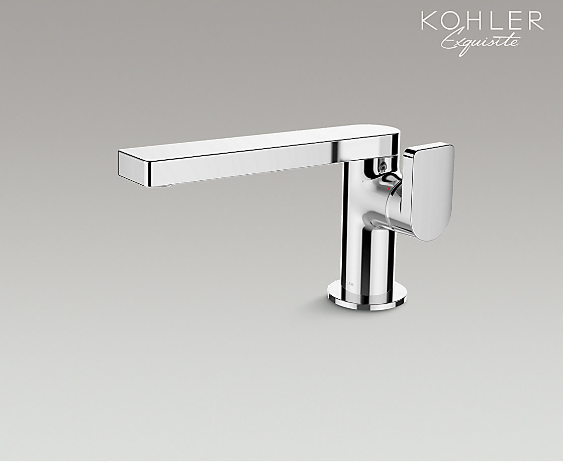 柏诗单把脸盆龙头侧把手