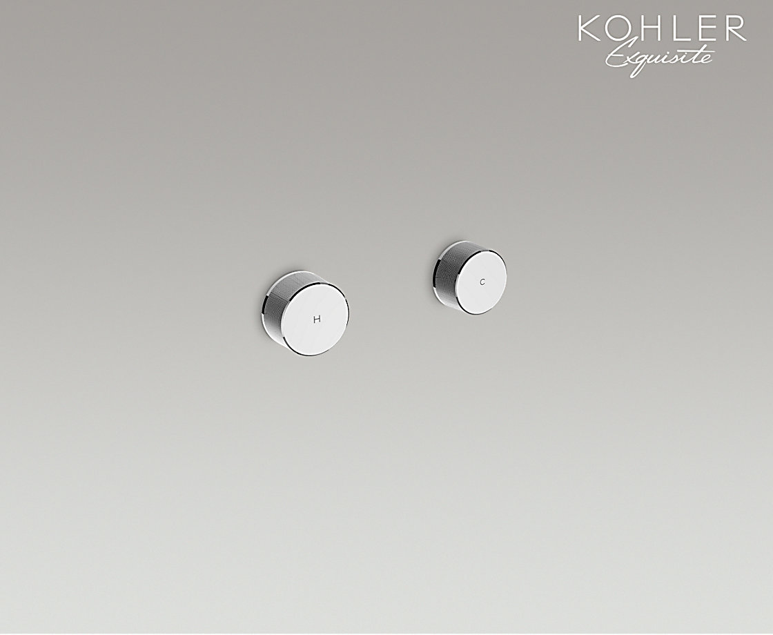 艺廷双把墙出水脸盆龙头把手柱型