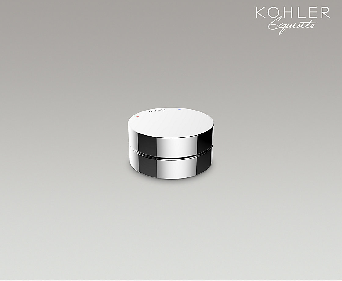 艺廷脸盆龙头推控式圆形把手