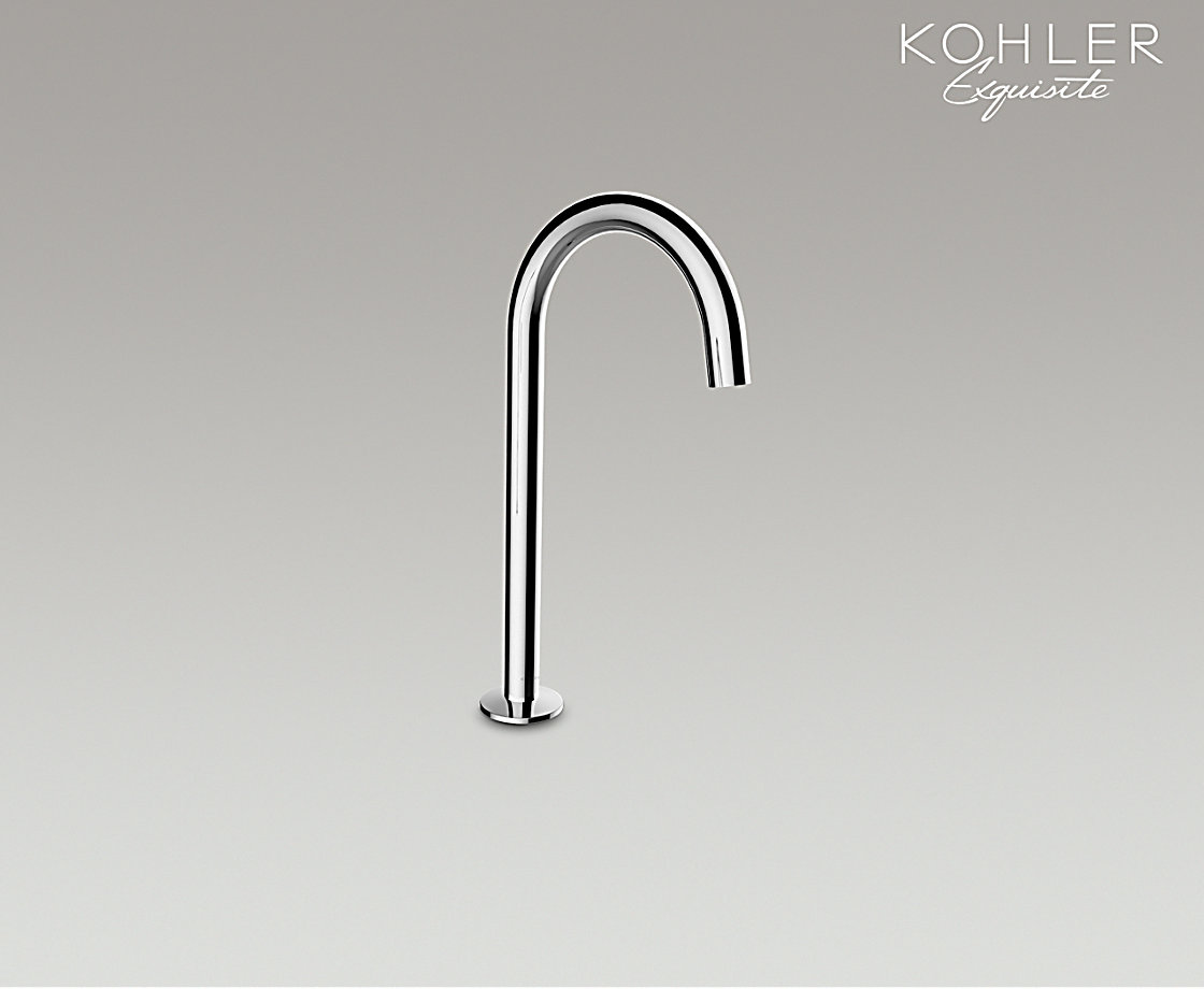 艺廷8寸脸盆龙头曲管型高出水嘴