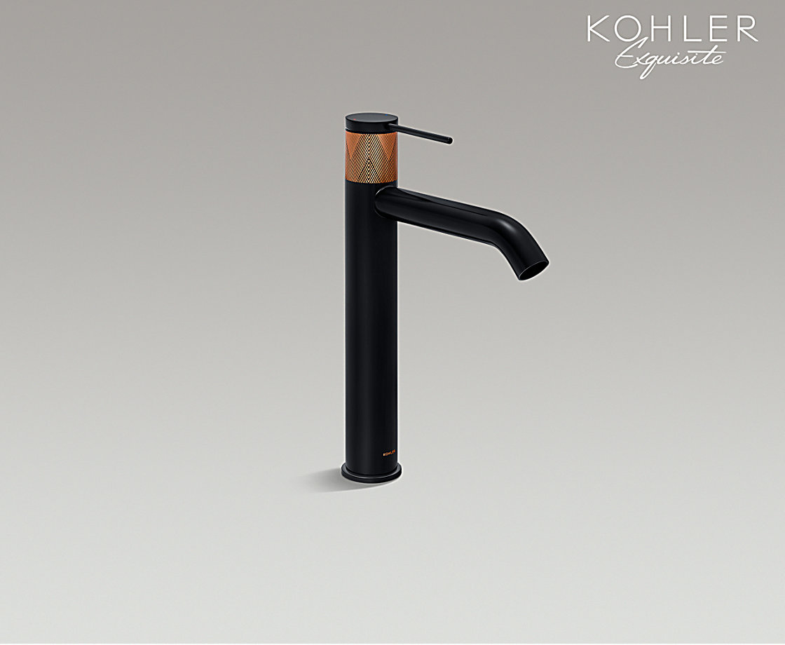 艺廷臻彩绘印单把碗盆龙头