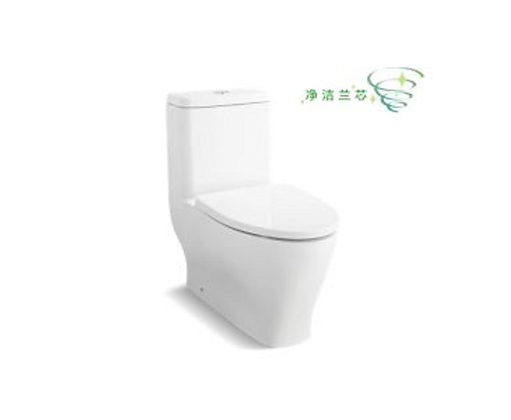 亲悦丽裙版连体座便器（含净洁兰芯）