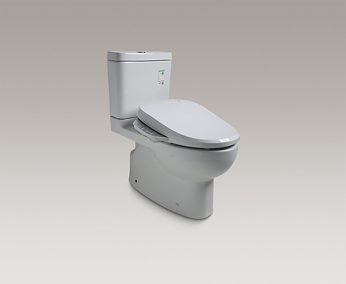 齐悦丽裙版“五级旋风绿能”一体组合分体座便器