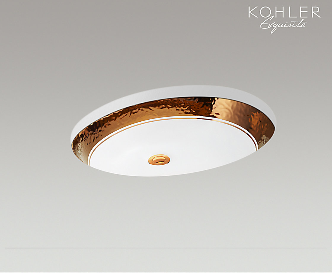 LAUREATE™ 罗雅丽 台下台盆 玫瑰金