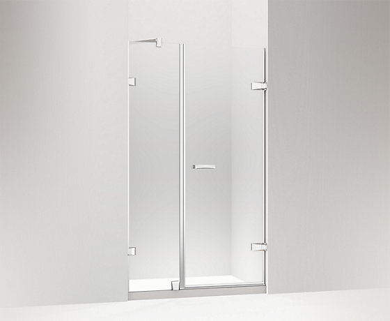 MEMOIRS® 梅玛 开门淋浴房 一字型(一扇固定玻璃 一扇门玻璃)