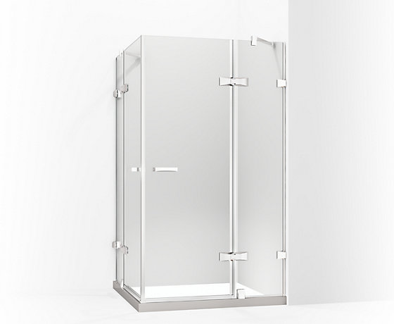 MEMOIRS® 梅玛 开门淋浴房 L型(两扇固定玻璃 两扇门玻璃)