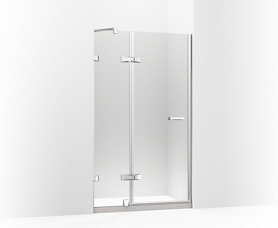 MEMOIRS® 梅玛 开门淋浴房 一字型(一扇固定玻璃 一扇门玻璃)