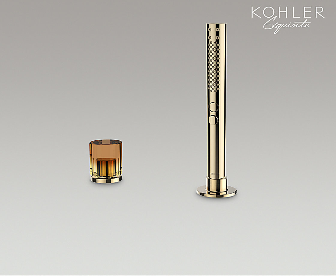 COMPOSED®柏诗缸边式分水器及手持花洒