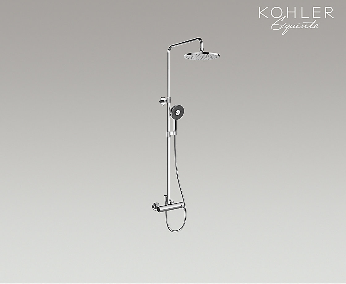 凯诗双花洒淋浴柱