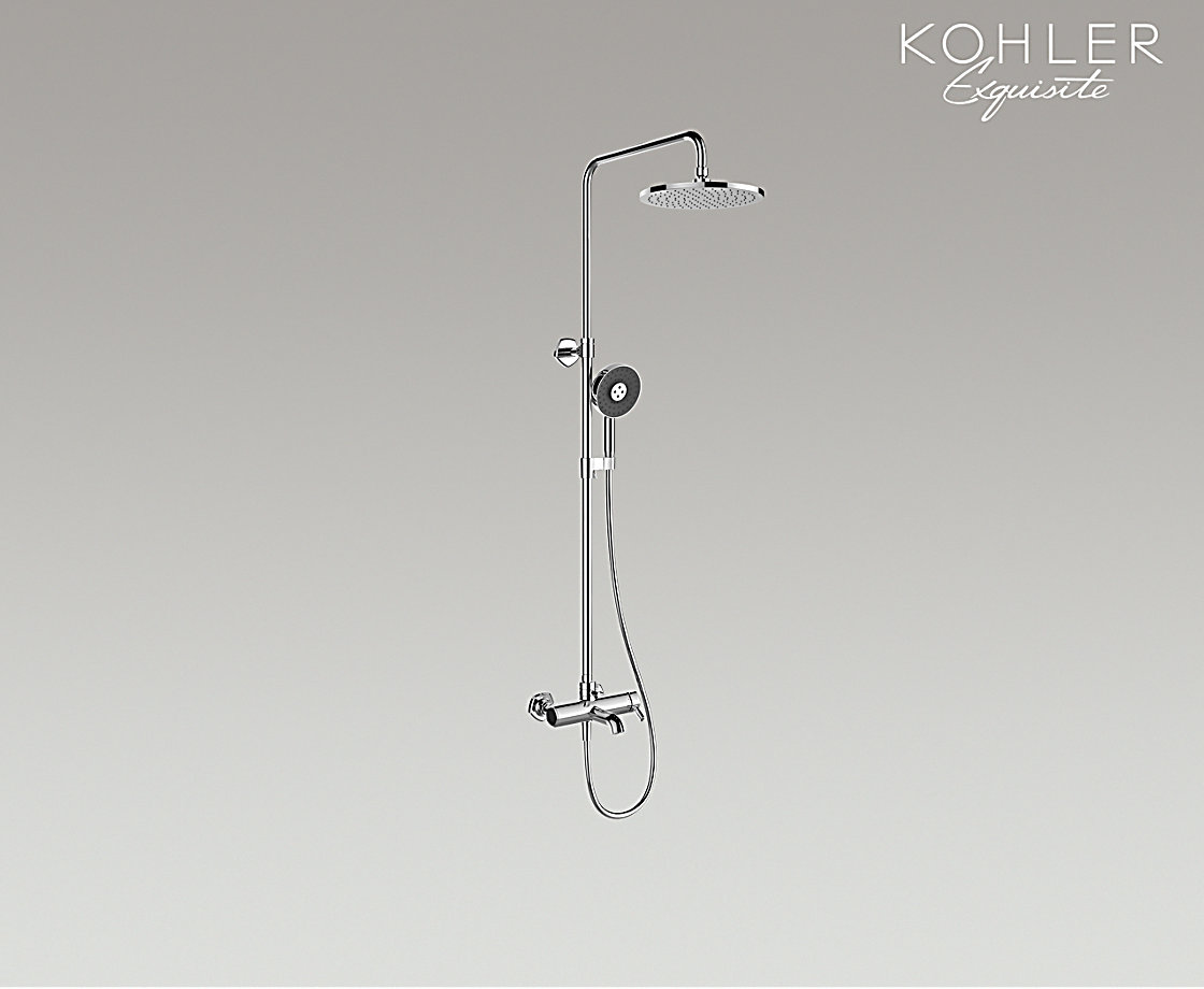 凯诗三出水淋浴柱