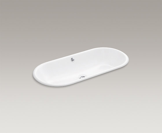 IRON PLAINS 佩珀椭圆形铸铁台盆