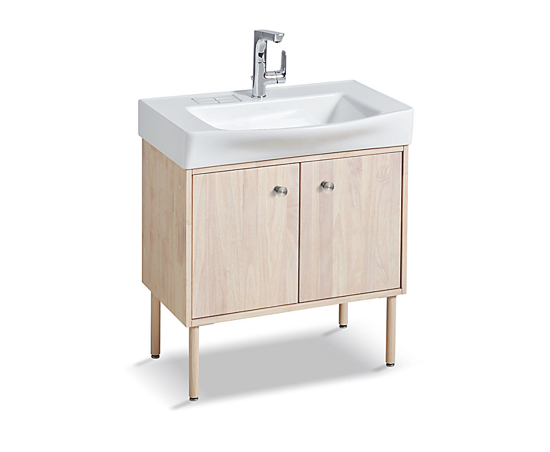 利奥浴室柜 800mm 浅原木（升级版）