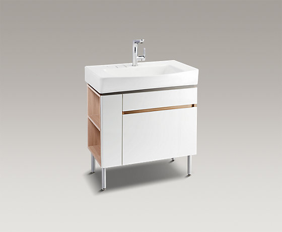 亲悦 浴室柜800mm（左开放） 亚光白