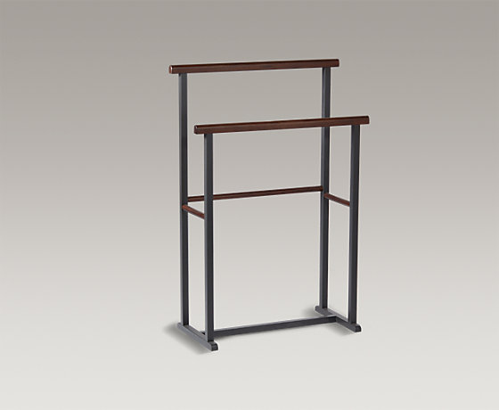 明仕550mm毛巾架-复古胡桃木