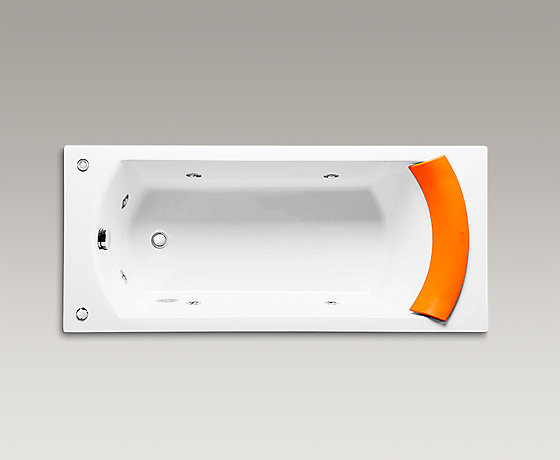 OVE® 欧芙 压克力按摩浴缸（含橙色浴枕）