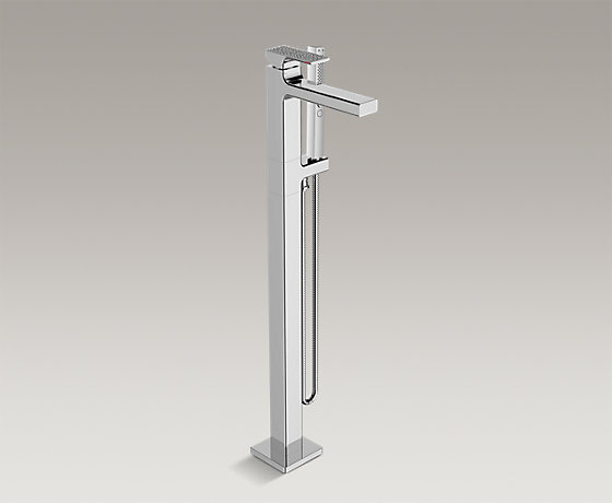 斯磊落地式浴缸花洒龙头